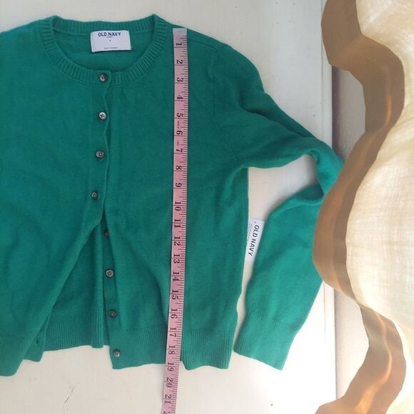 Old Navy Women's Kelly Green Knit Cardigan Button Up NEW Sz Small - Picture 6 of 8